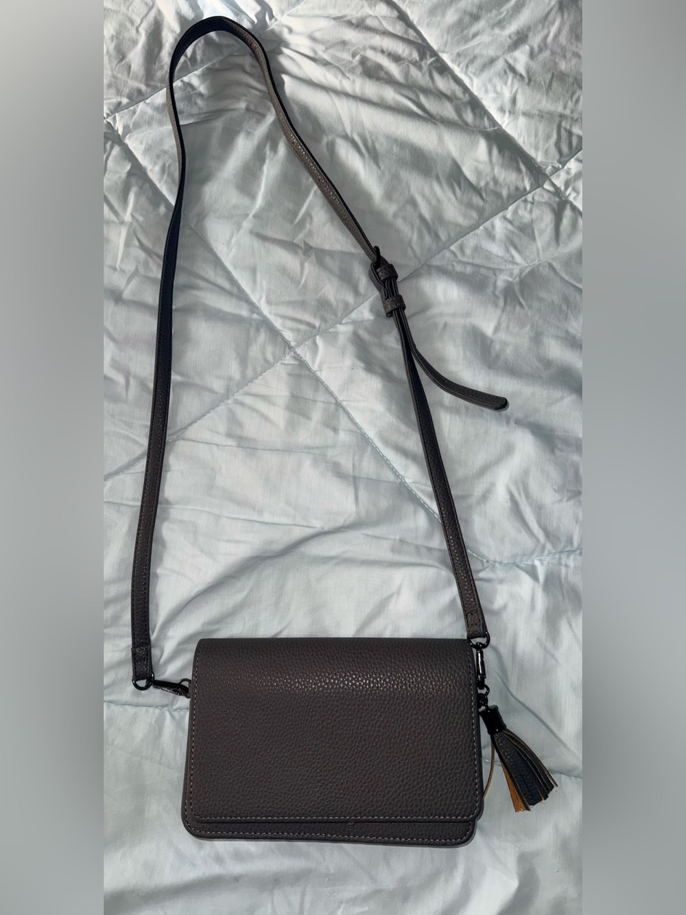 Just Made Handbag in charcoal, gray Crossbody Bag - Women